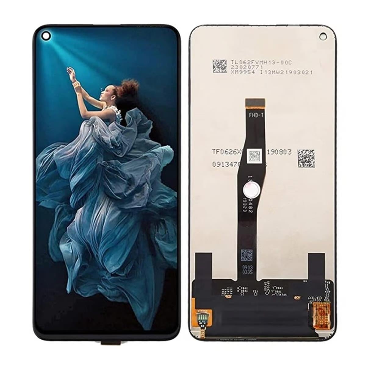 Nova 5t Uyumlu Lcd Ekran Dokunmatik Siyah Çıtasız Servis