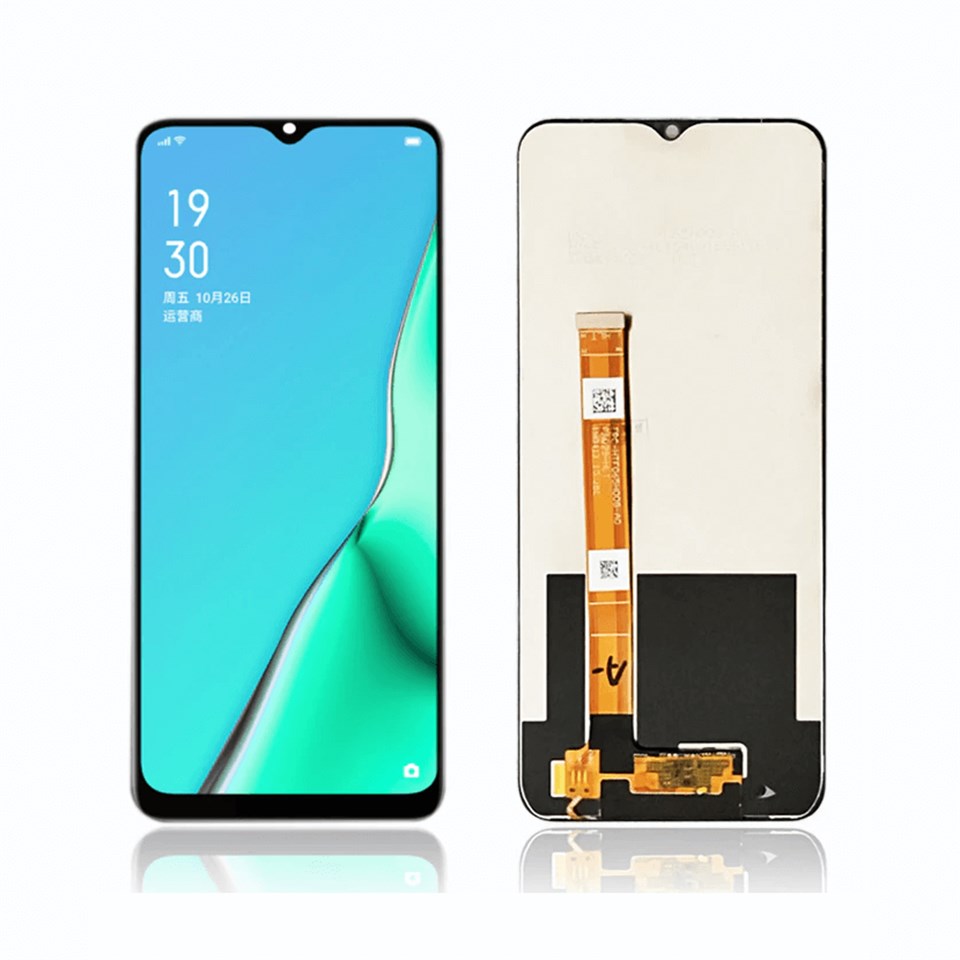 Oppo A31 Lcd Ekran Dokunmatik Siyah Çıtasız