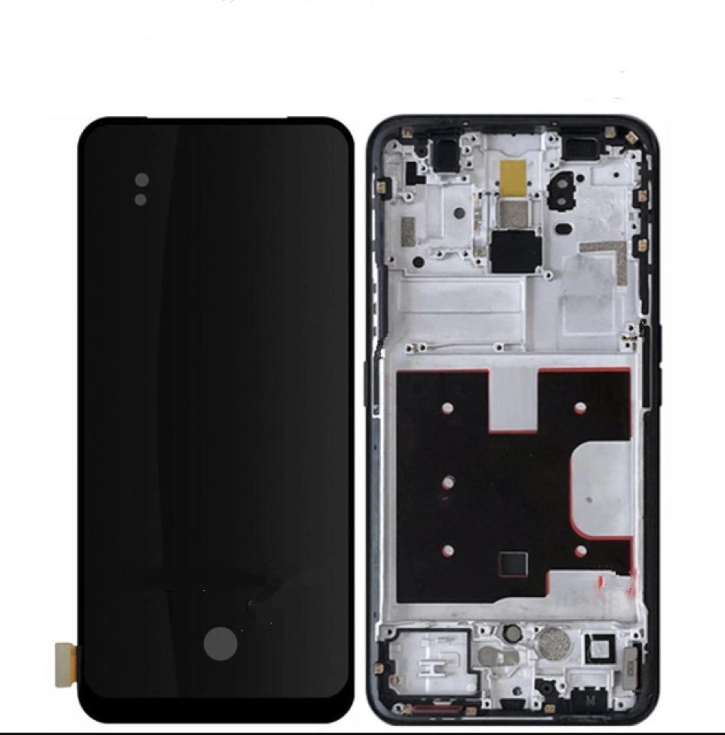 Oppo Cph1951 Reno 2z Lcd Ekran Dokunmatik Siyah Oled Çıtalı