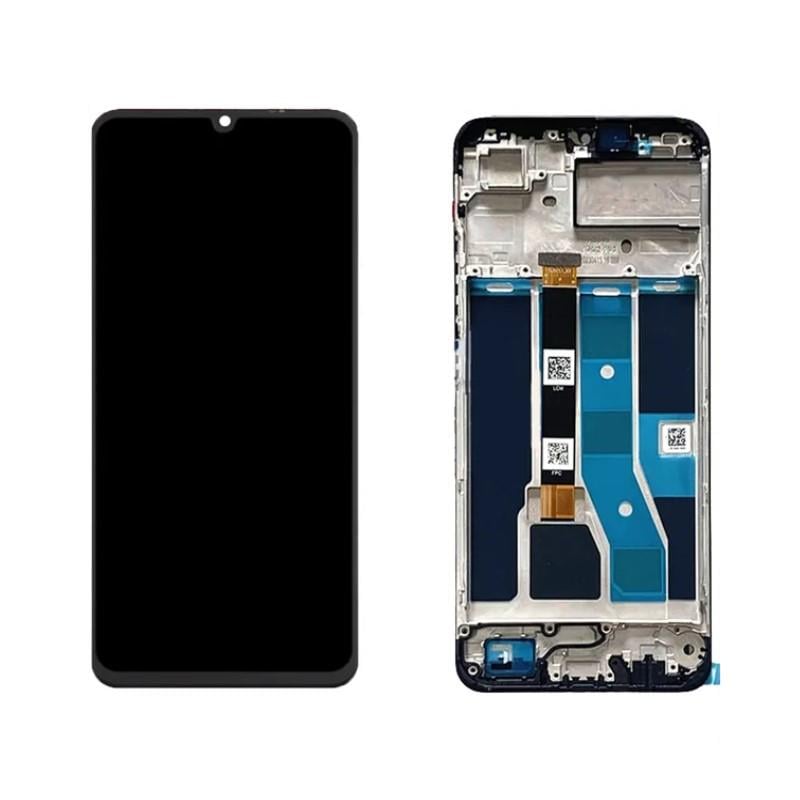 Oppo Realme C53 Lcd Ekran Dokunmatik Siyah Çıtalı Servis