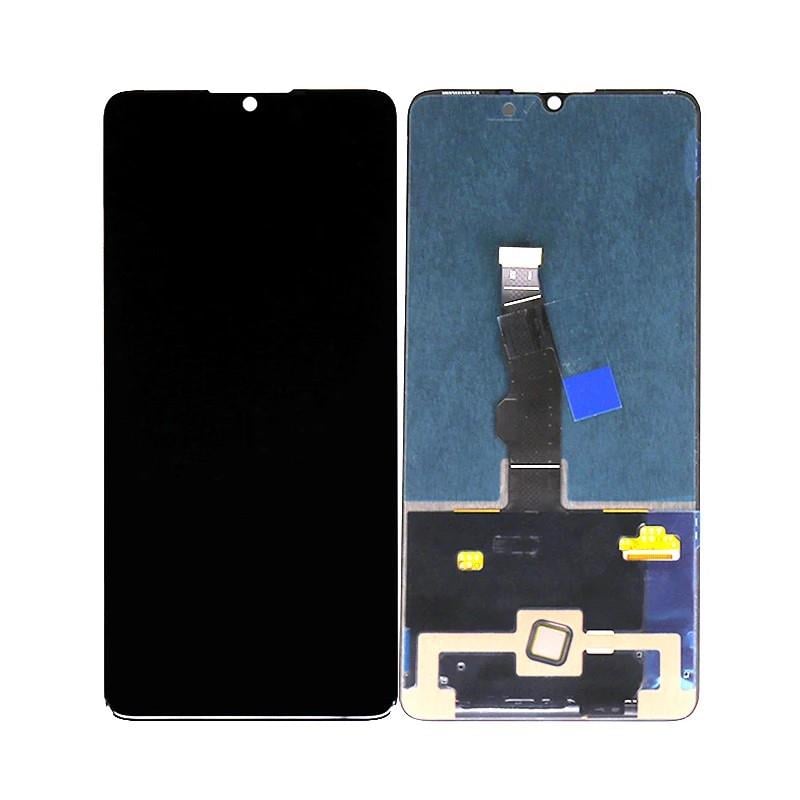 P30 Uyumlu Lcd Ekran Dokunmatik Siyah Çıtasız 