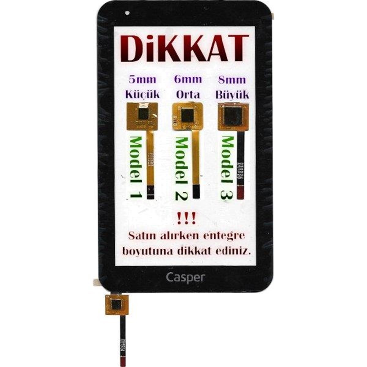 PB70GF2-11-R1 Kablo Kodlu Dokunmatik Siyah - Model 3
