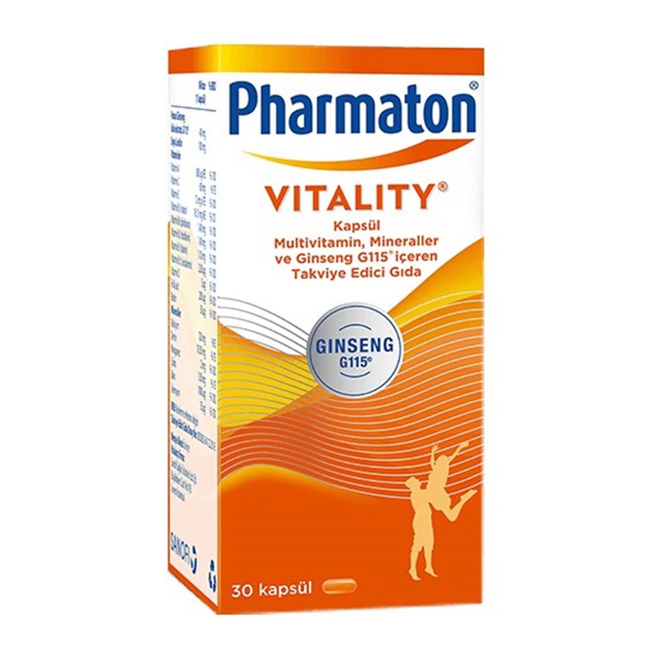 Pharmaton Vitality 30 Kapsül