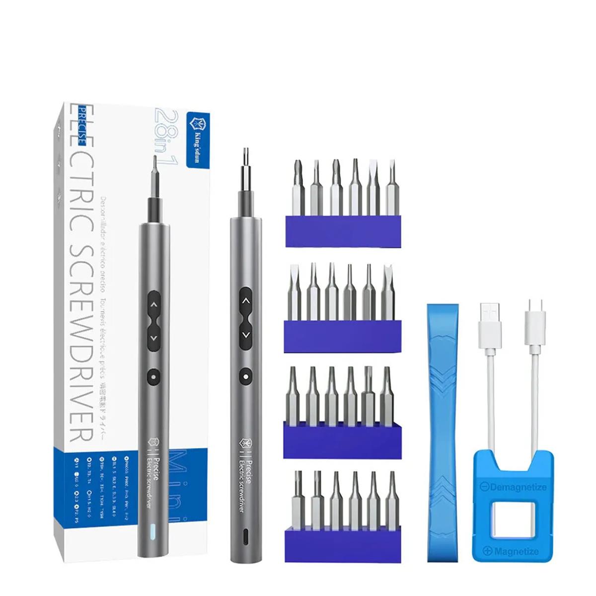 Precision 28 Parça Şarj Edilebilir Hassas Tornavida Seti