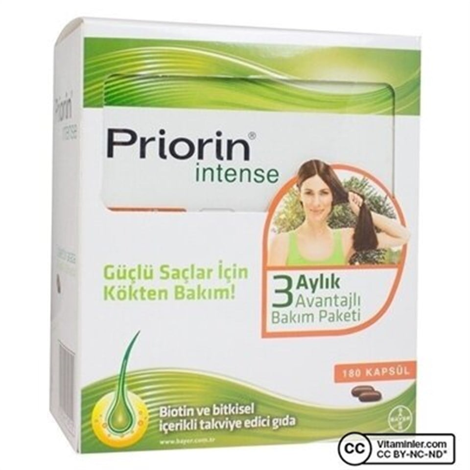 Priorin Intense Avantajlı Paket 120 + 60 Kapsül