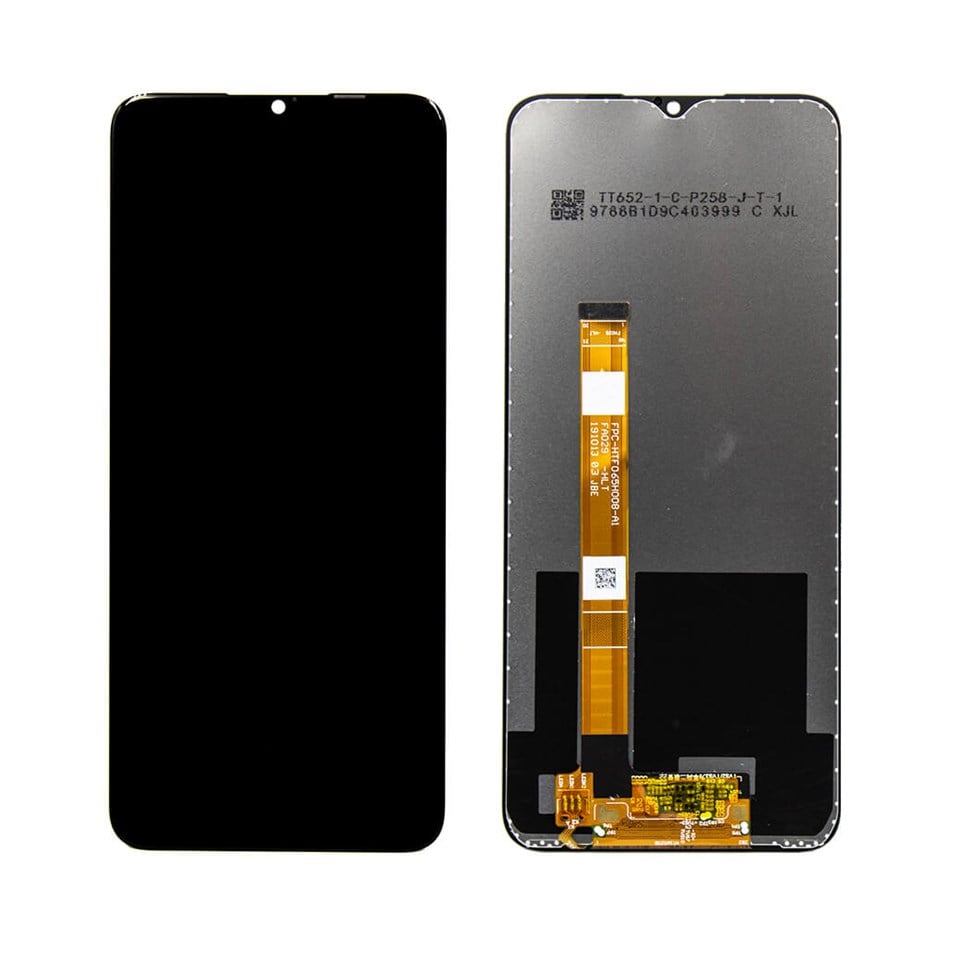 Realme C3 Lcd Ekran Dokunmatik Siyah Çıtasız