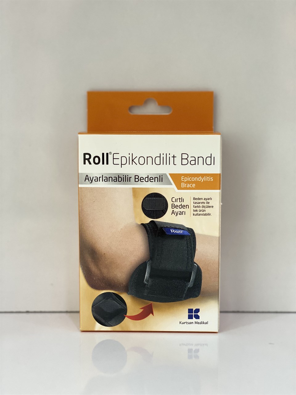 Roll Epikondilit Bandı Ayarlanabilir Bedenli 