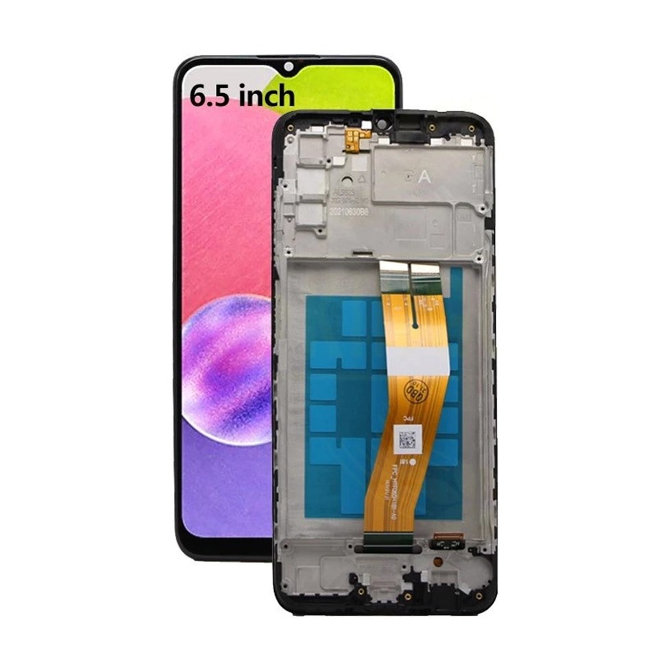 Samsung Galaxy A03s A037 Lcd Ekran Dokunmatik Siyah Servis Çıtalı