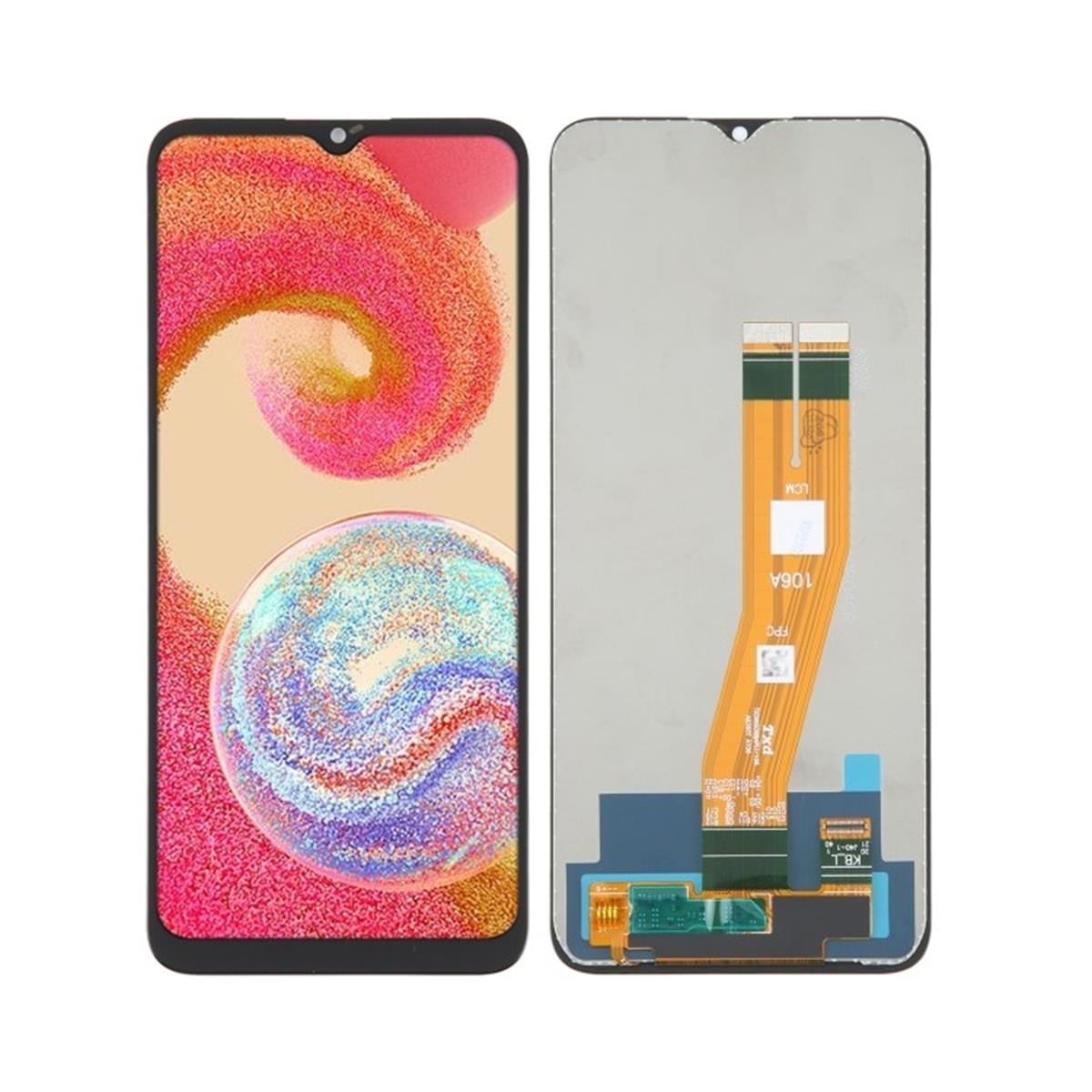 Samsung Galaxy A04e A042 Lcd Ekran Dokunmatik Siyah Hk Servis Çıtasız