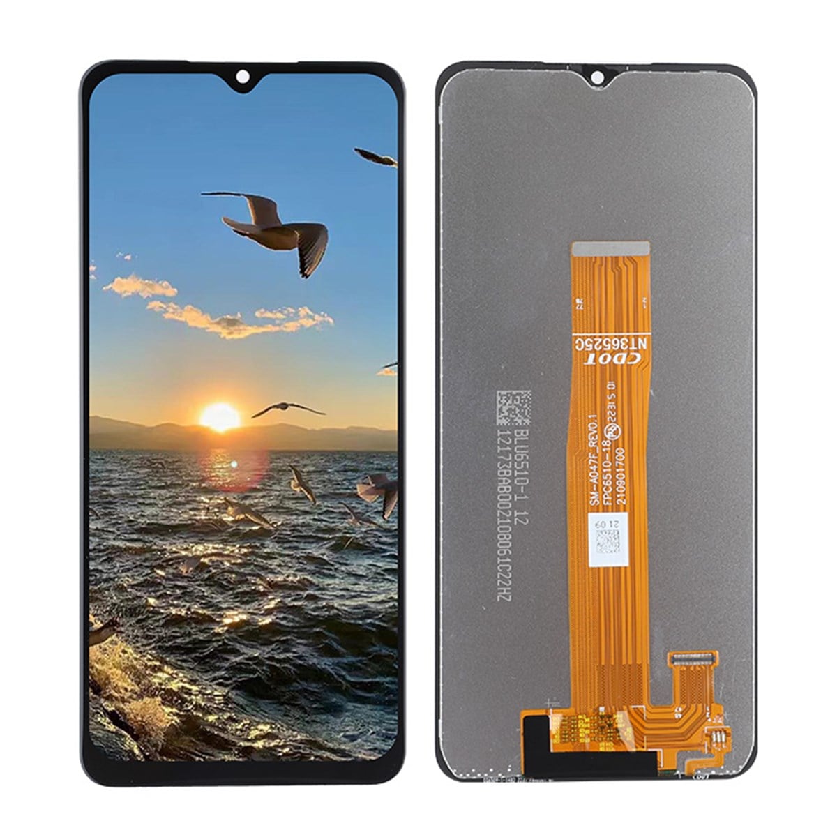 Samsung Galaxy A04s A047f Lcd Ekran Dokunmatik Siyah Hk Servis Çıtasız