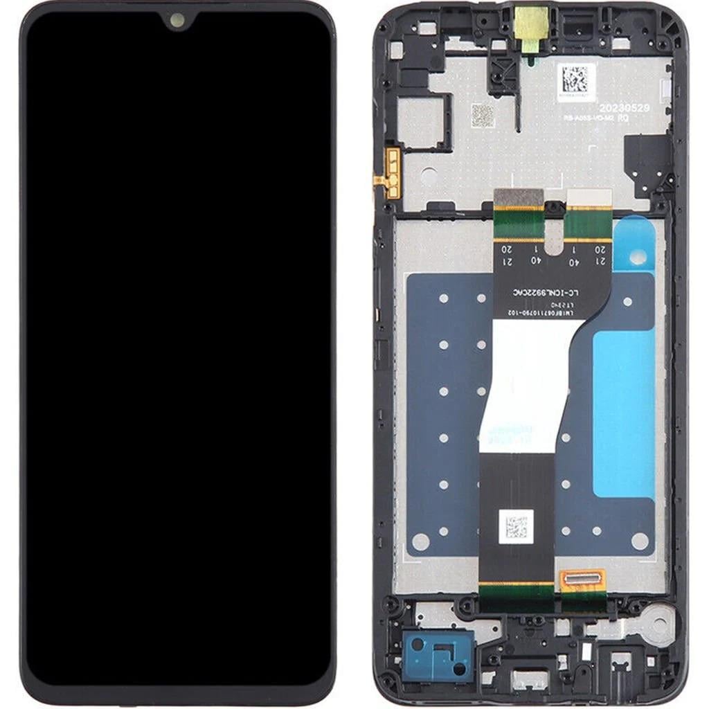 Samsung Galaxy A05s A057 Uyumlu Lcd Ekran Dokunmatik Siyah Hk Servis Çıtalı