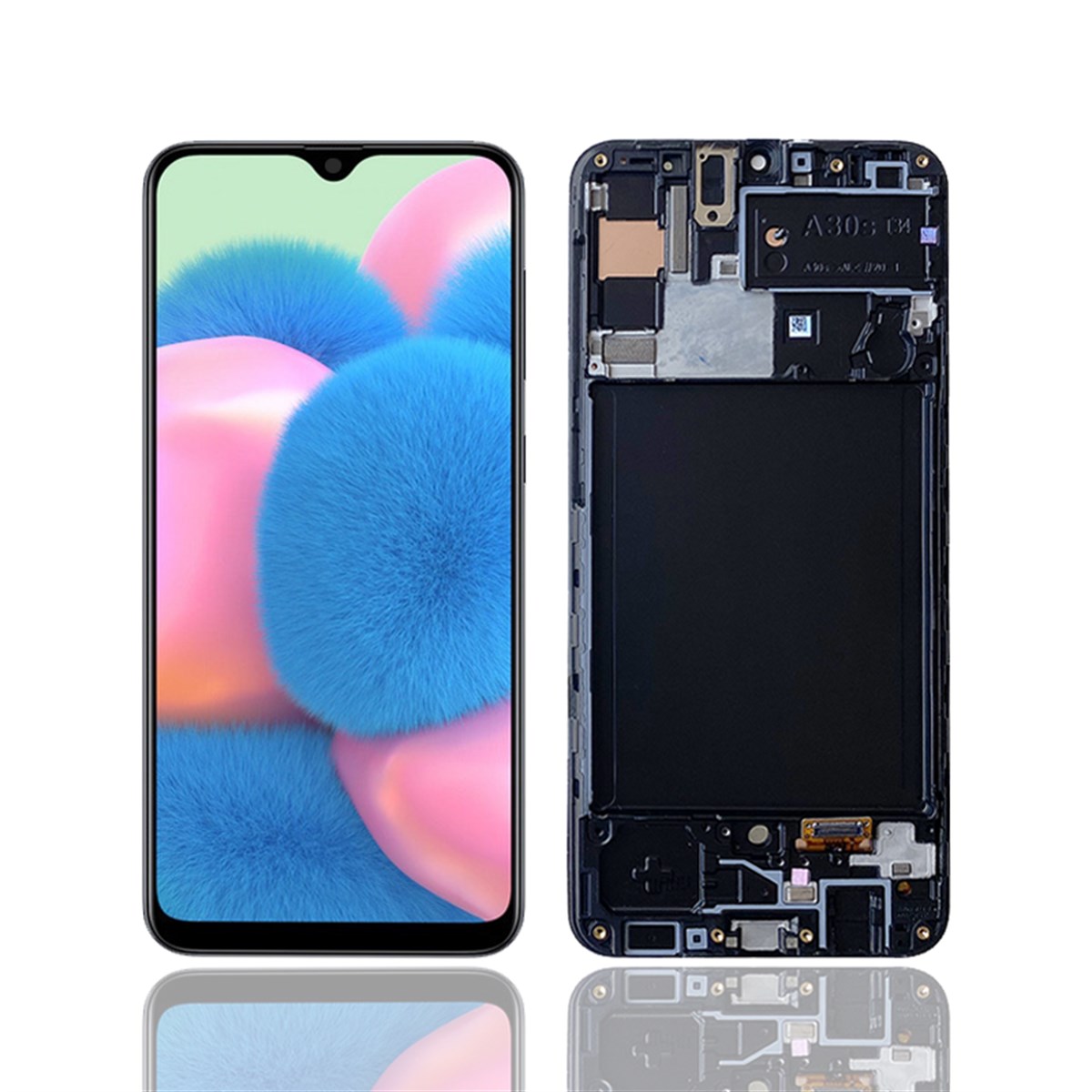 Samsung Galaxy A30s A307 Lcd Ekran Dokunmatik Siyah Servis Çıtalı -  tekyerdenal.com
