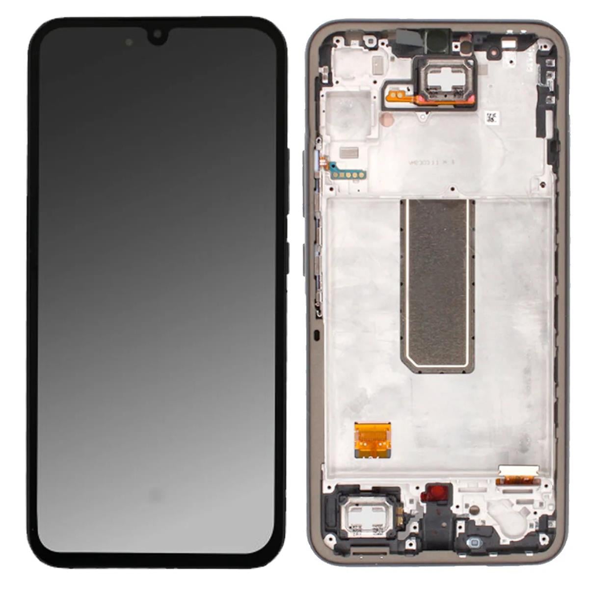 Samsung Galaxy A34 5g A345 Lcd Ekran Dokunmatik Siyah Servis Çıtalı