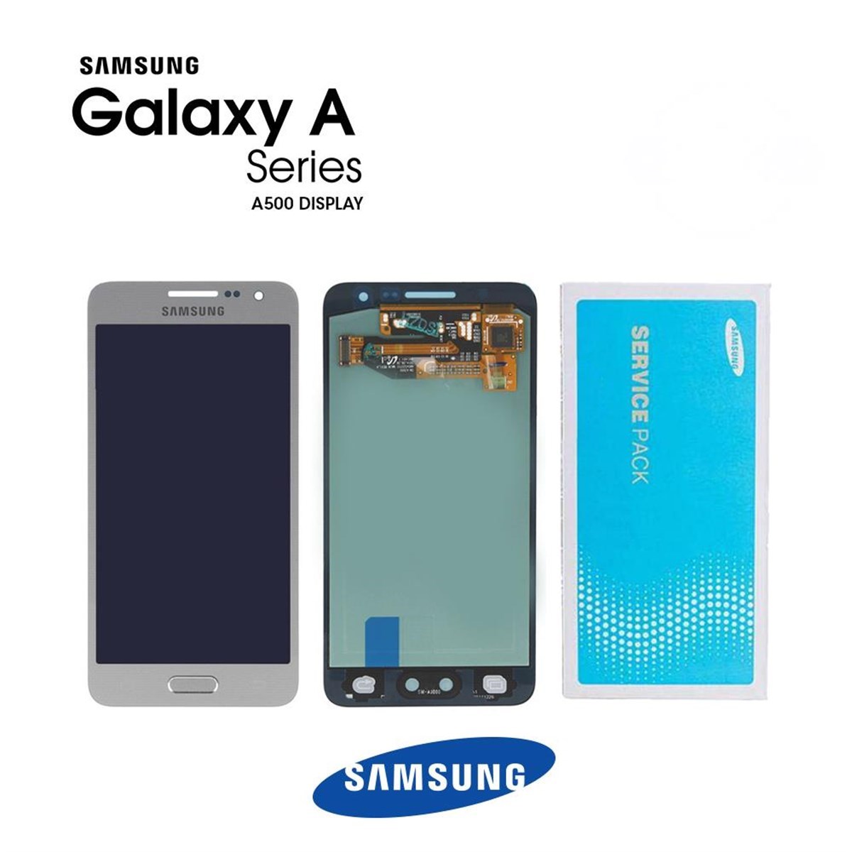 Samsung Galaxy A5 A500 Lcd Ekran Dokunmatik Gümüş Servis GH97-16679C