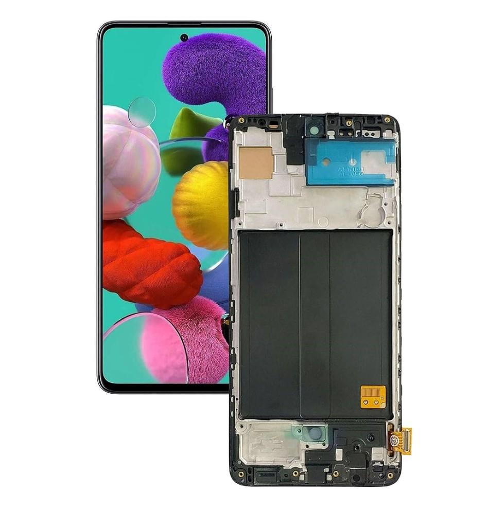 Samsung Galaxy A51 A515 Lcd Ekran Dokunmatik Siyah Tft Aaa Kalite Çıtalı