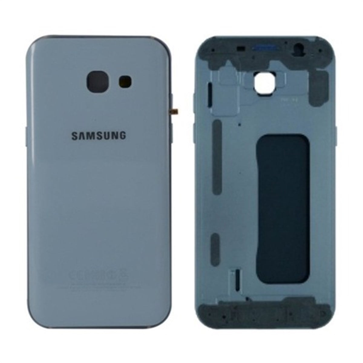 Samsung Galaxy A520 Kasa Kapak Mavi Çıtasız