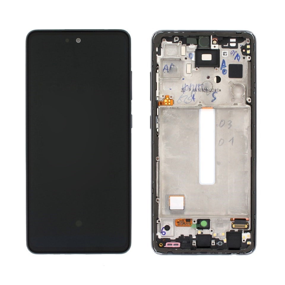 Samsung Galaxy A52s A528 Lcd Ekran Dokunmatik Violet Çıtalı Gh82-26863c