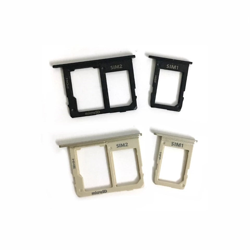 Samsung Galaxy A6 Plus A605 Sim Kart Tepsisi Siyah