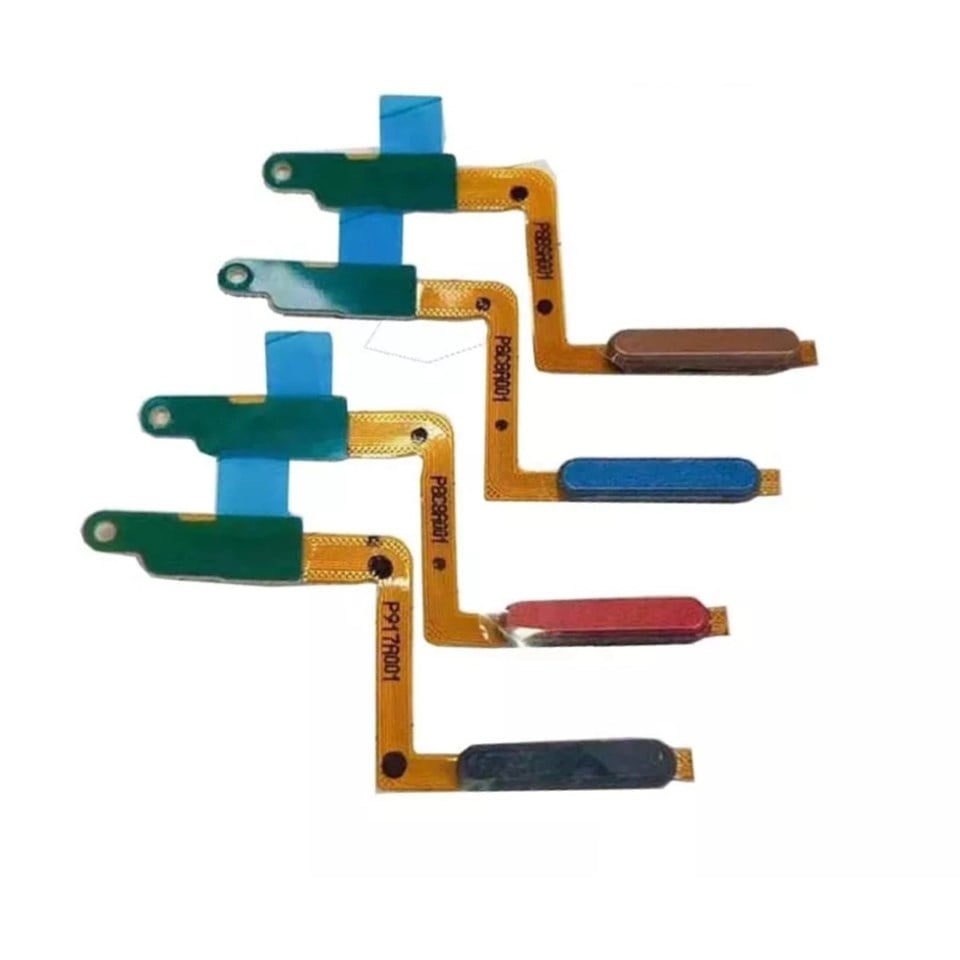 Samsung Galaxy A7 2018 A750 On Off Power Home Tuş Filmi Flex Mavi