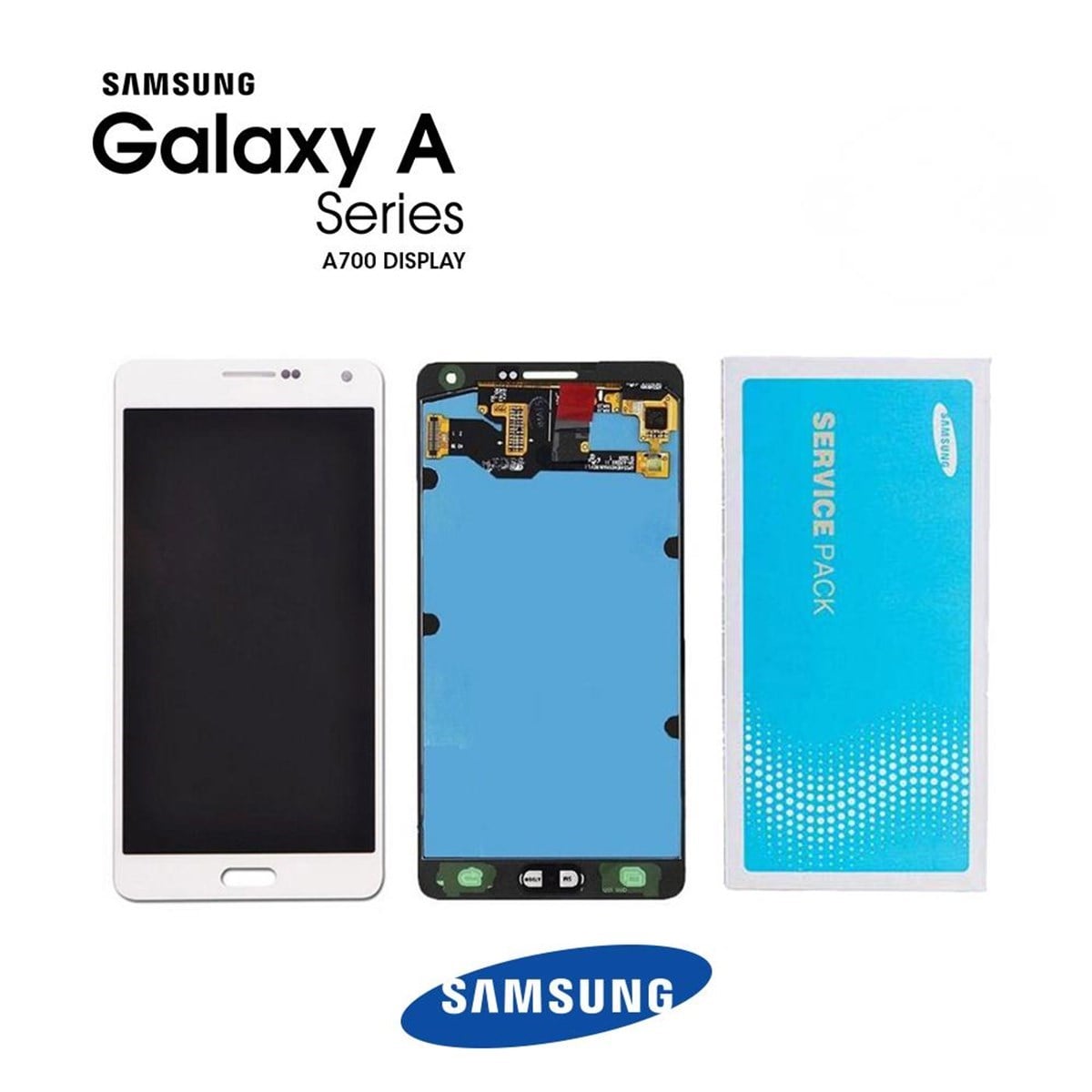 Samsung Galaxy A7 A700 Lcd Ekran Dokunmatik Beyaz Servis GH97-16922A