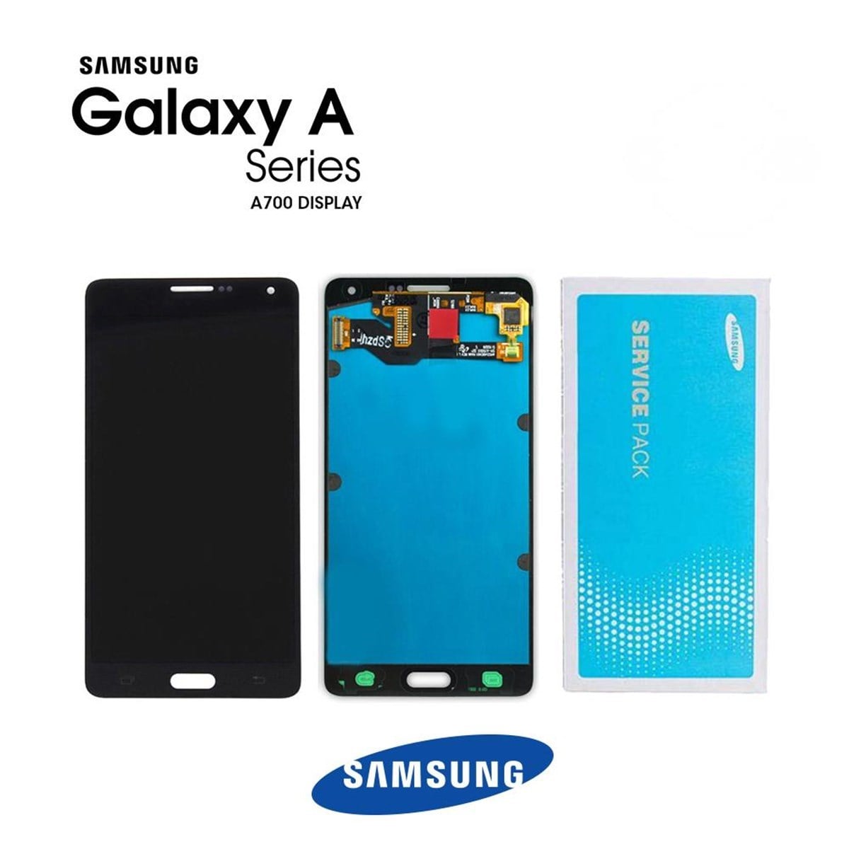 Samsung Galaxy A7 A700 Lcd Ekran Dokunmatik Siyah Servis GH97-16922B