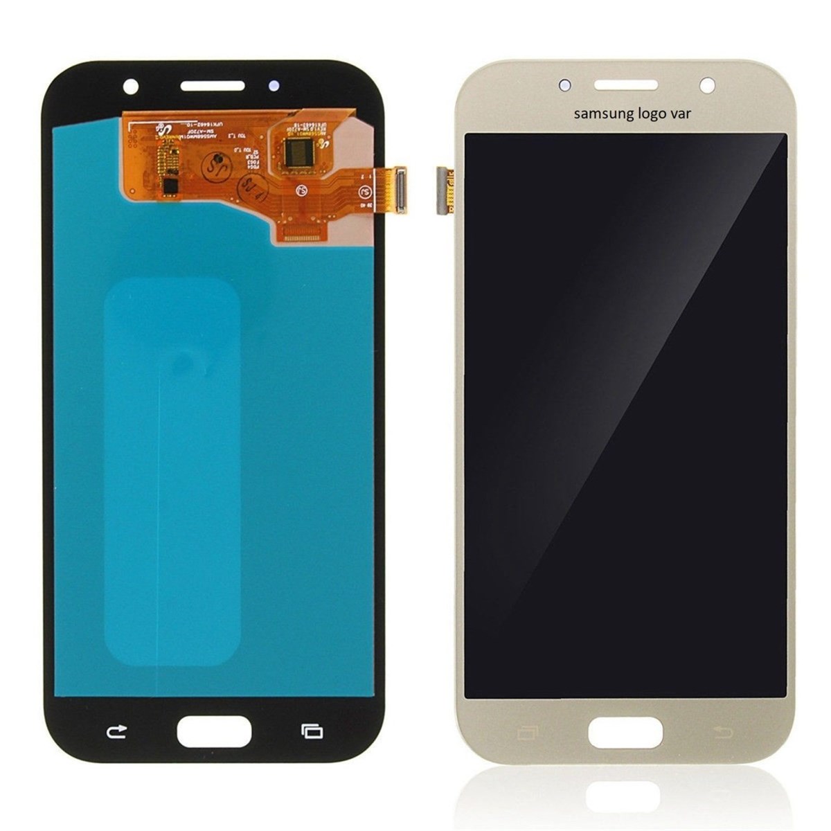 Samsung Galaxy A720 Lcd Ekran Dokunmatik Gold Oled