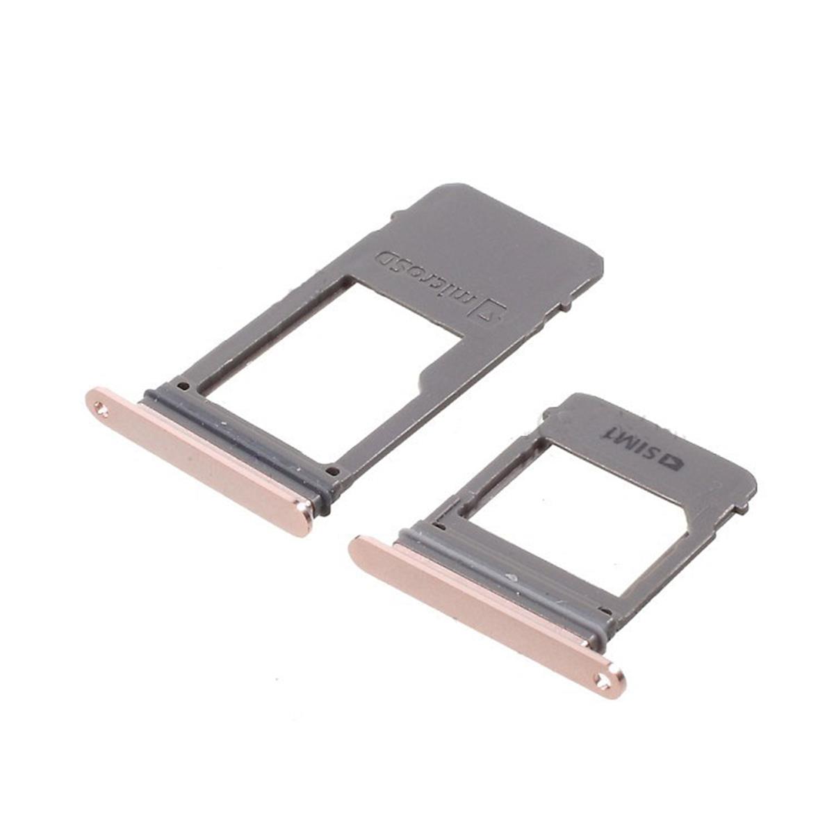 Samsung Galaxy A720 Sim Kart Tepsisi Rose