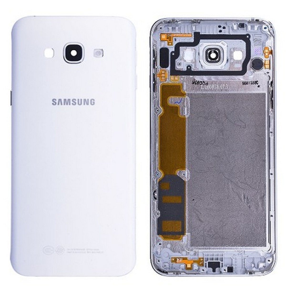 Samsung Galaxy A8 A800 Kasa Beyaz Çıtasız