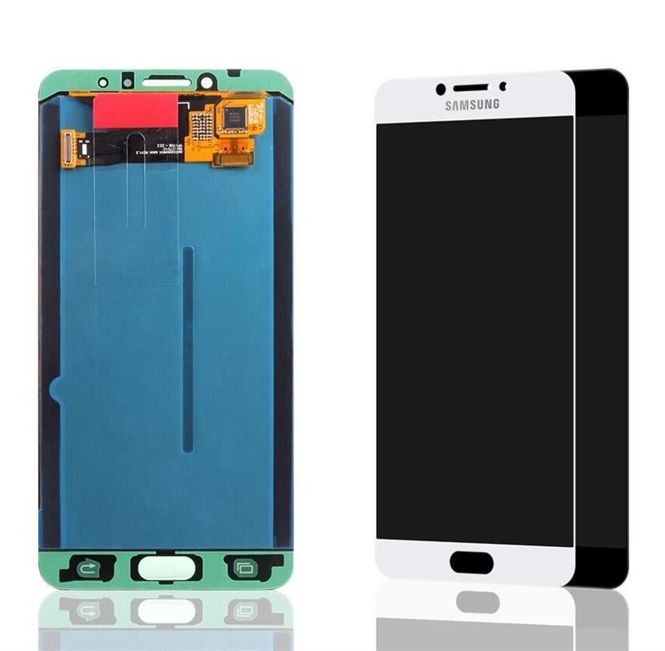 Samsung Galaxy C7 Pro C7010 Lcd Ekran Dokunmatik Beyaz Servis GH97-20149A