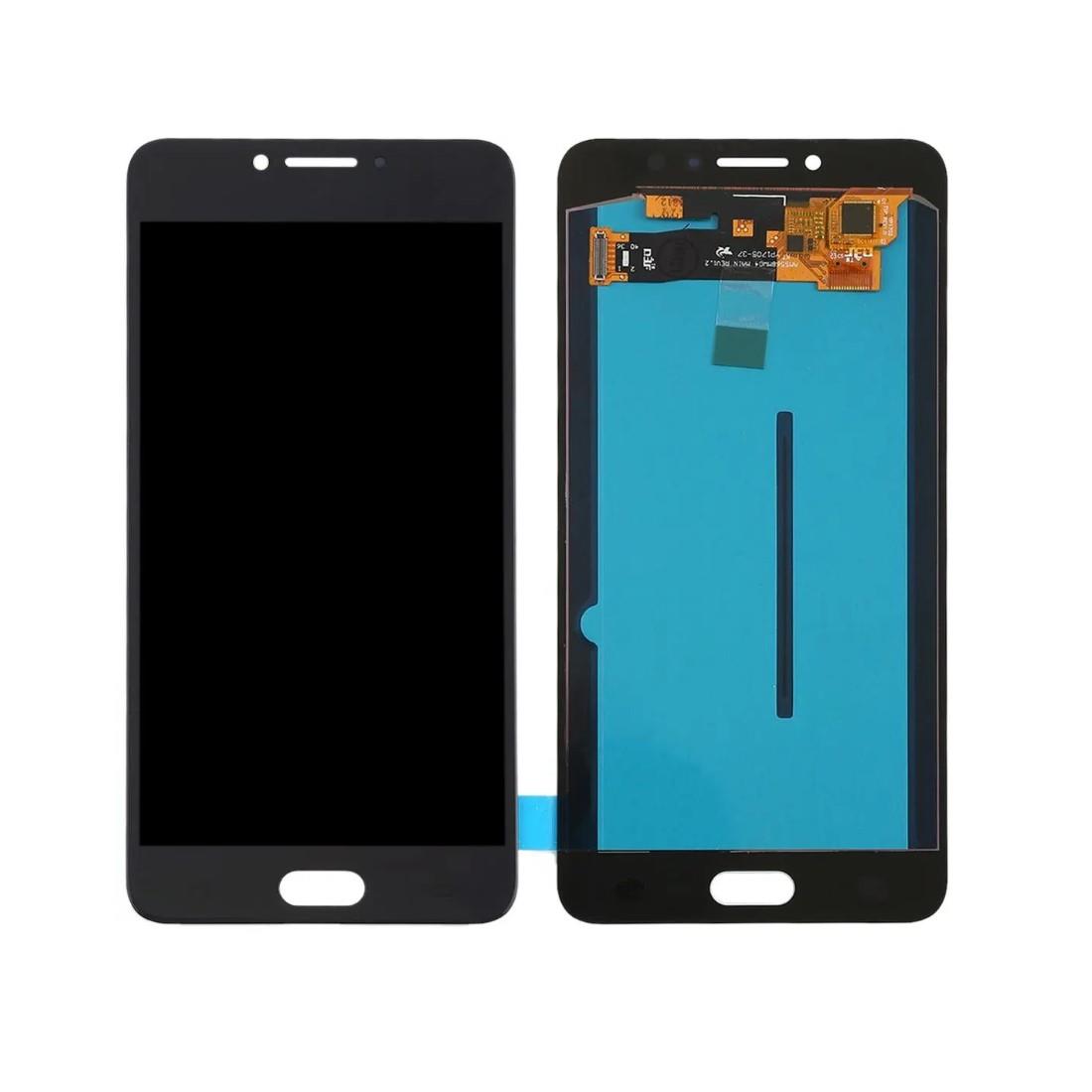 Samsung Galaxy C7 Pro C7010 Uyumlu Lcd Ekran Dokunmatik Siyah Oled