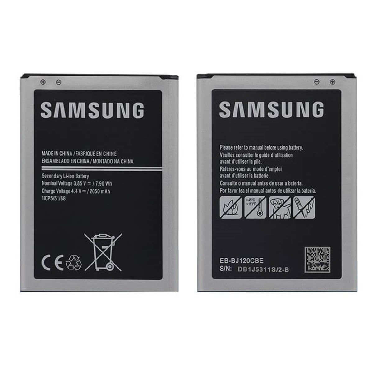 Samsung Galaxy J120 Batarya Pil EB-BJ120CBU