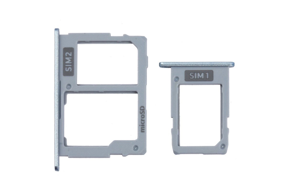 Samsung Galaxy J3 Pro 2017 J330 Sim Kart Tepsisi Gümüş Çift