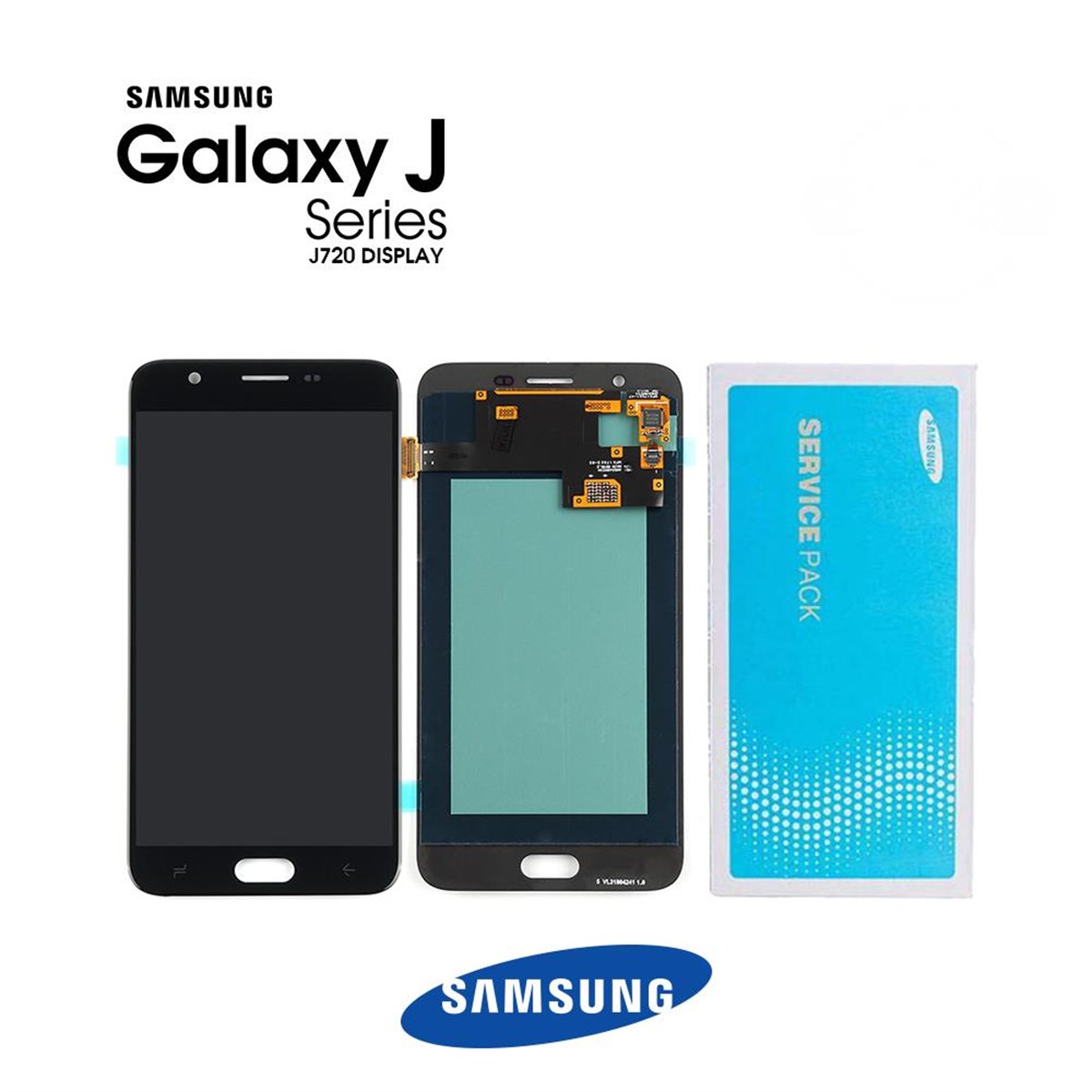 Samsung Galaxy J7 Duo J720 Lcd Ekran Dokunmatik Siyah Servis GH97-21849A