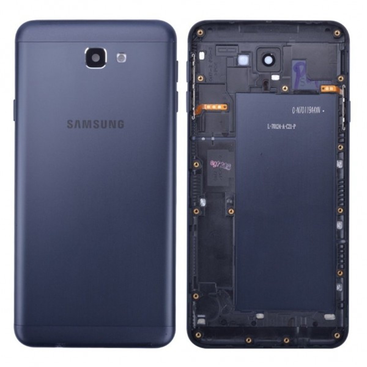 Samsung Galaxy J7 Prime G610 Kasa Kapak Siyah Çıtasız
