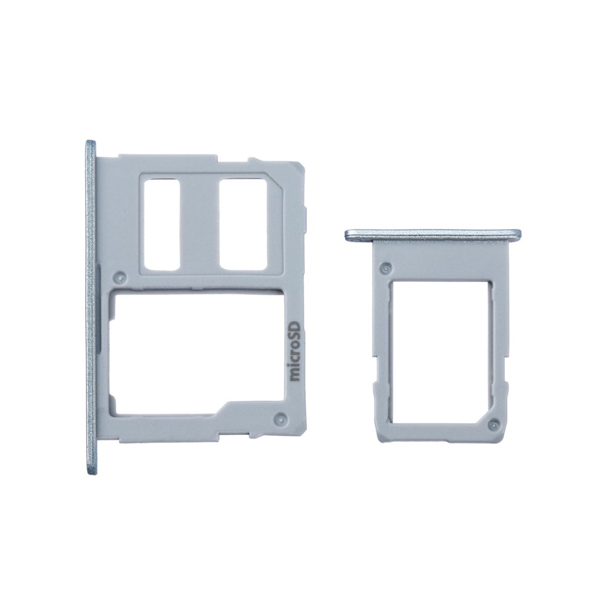 Samsung Galaxy J7 Pro 2017 J730 Sim Kart Tepsisi Silver Çift