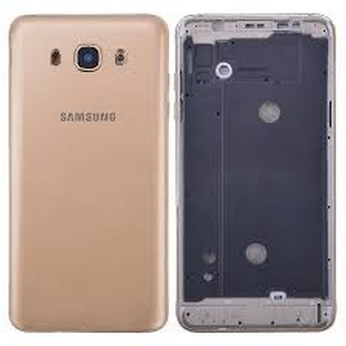 Samsung Galaxy J710 Kasa Kapak Gold Çıtalı