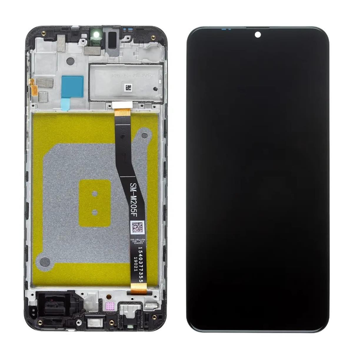 Samsung Galaxy M20 M205 Lcd Ekran Dokunmatik Siyah Hk Servis Çıtalı