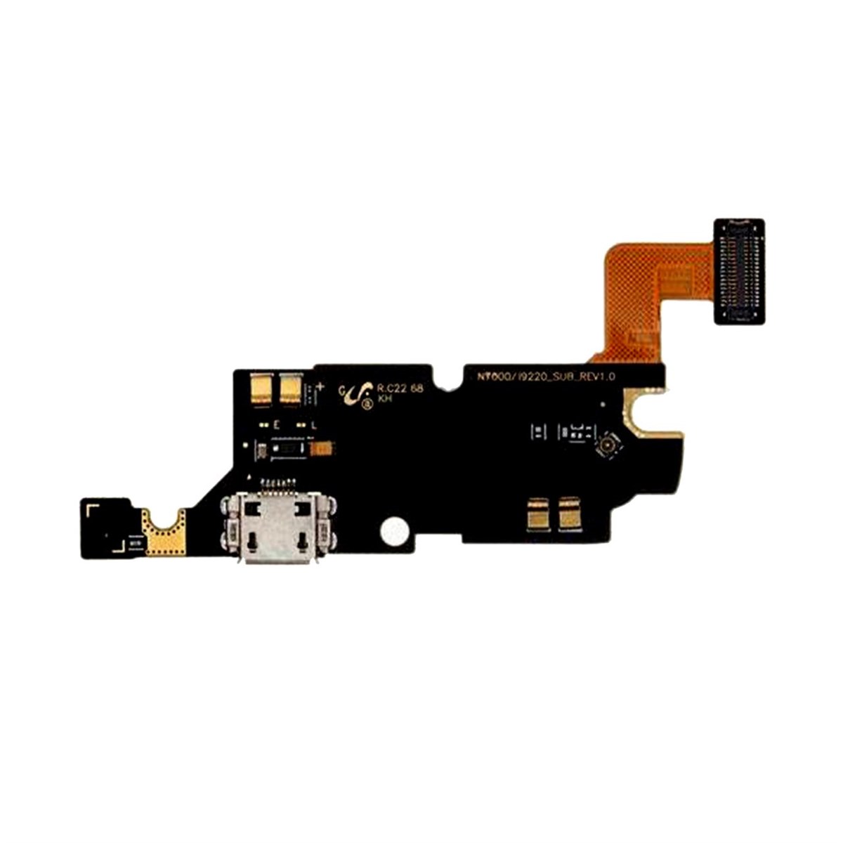Samsung Galaxy Note 1 N7000 Şarj Soketli Mikrofon Filmi Flex