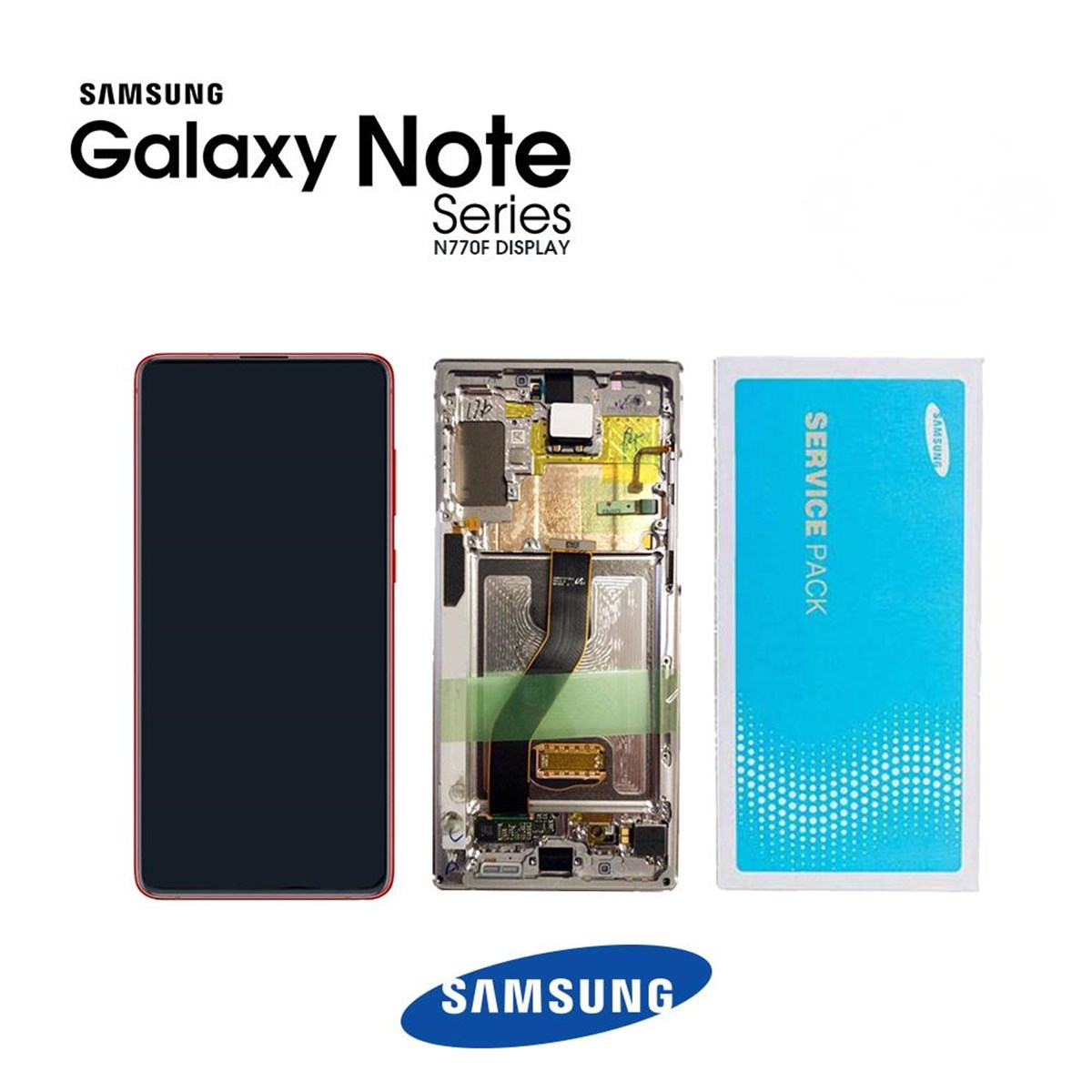 Samsung Galaxy Note 10 Lite N770 Lcd Ekran Dokunmatik Siyah Servis