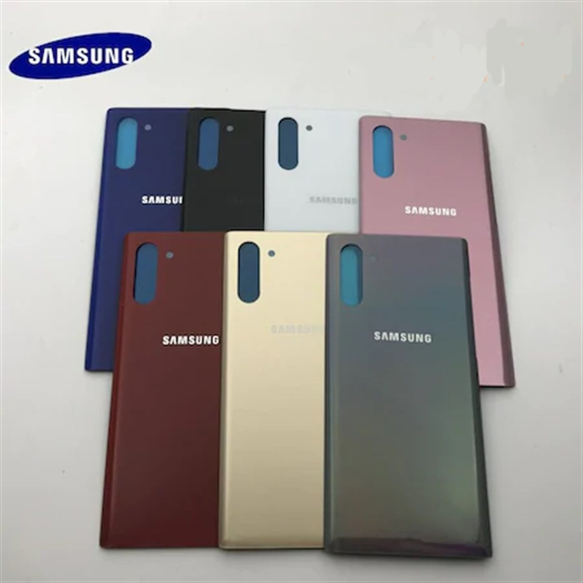 Samsung Galaxy Note 10 N970 Arka Kapak Mavi