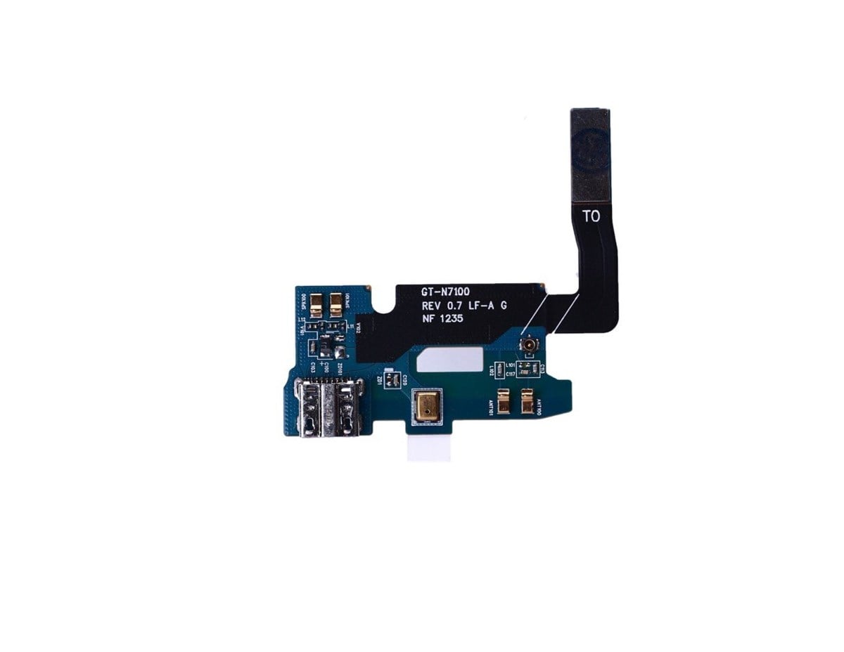Samsung Galaxy Note 2 N7100 Şarj Soketli Mikrofon Filmi Flex