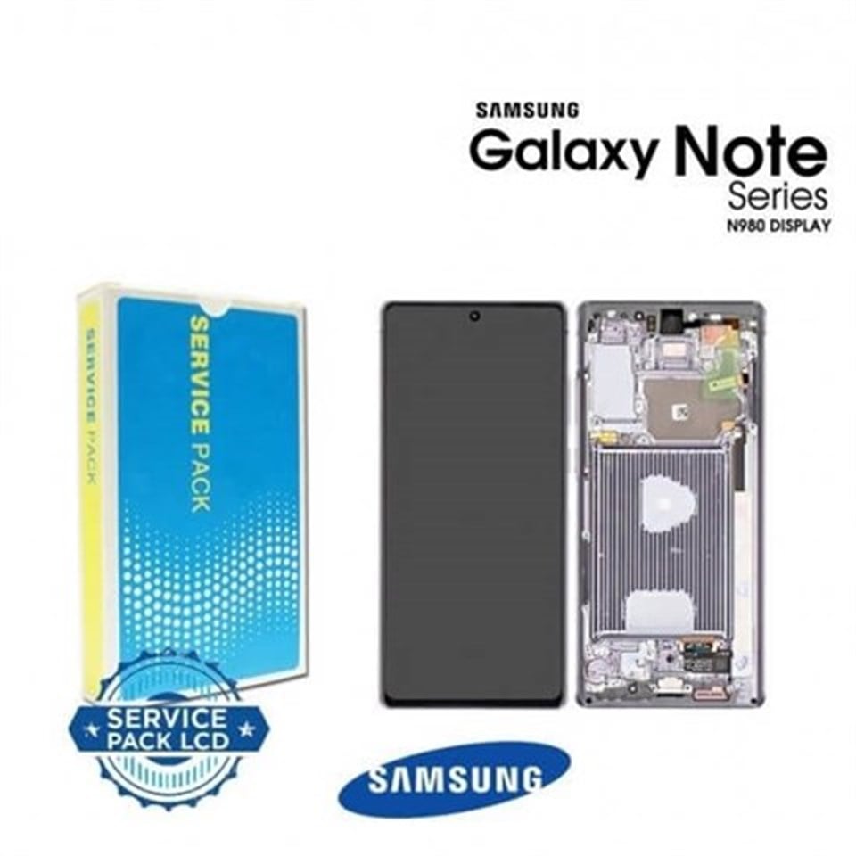 Samsung Galaxy Note 20 N980 Lcd Ekran Dokunmatik Yeşil Servis Gh82-23733c