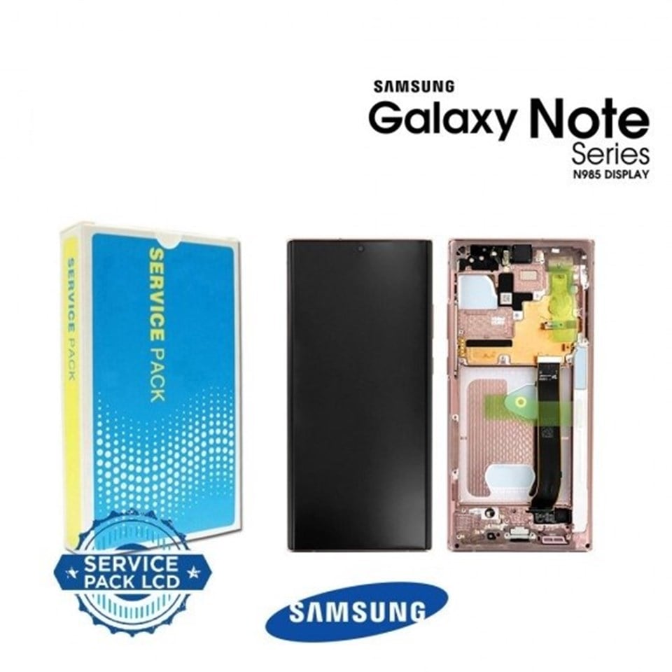 Samsung Galaxy Note 20 Ultra N986 Lcd Ekran Dokunmatik Gold Servis Çıtalı