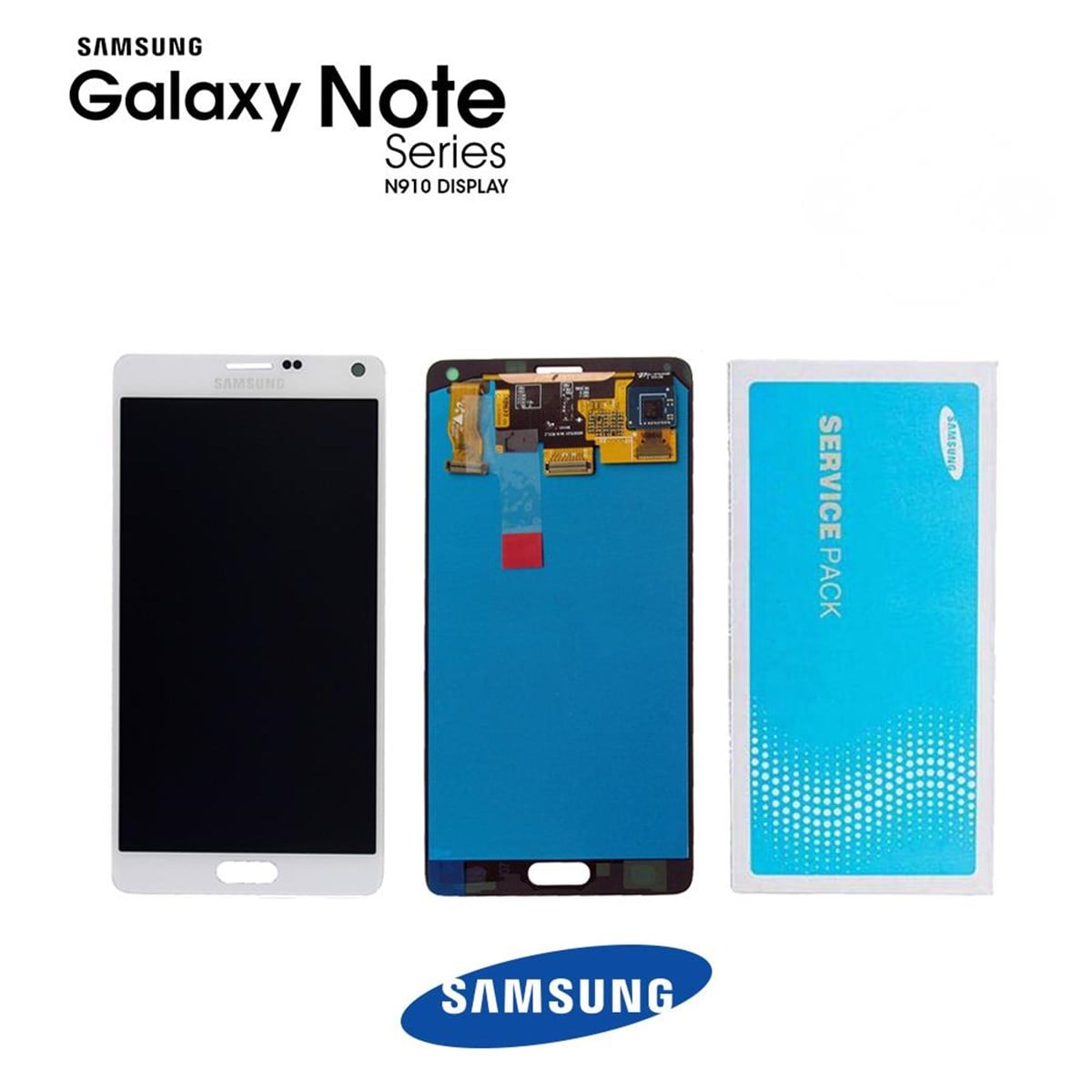 Samsung Galaxy Note 4 N910 Lcd Ekran Dokunmatik Beyaz Servis GH97-16565A