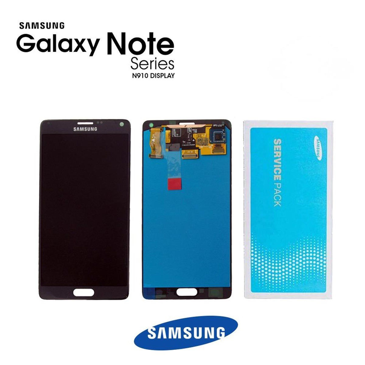 Samsung Galaxy Note 4 N910 Lcd Ekran Dokunmatik Siyah Servis GH97-16565B