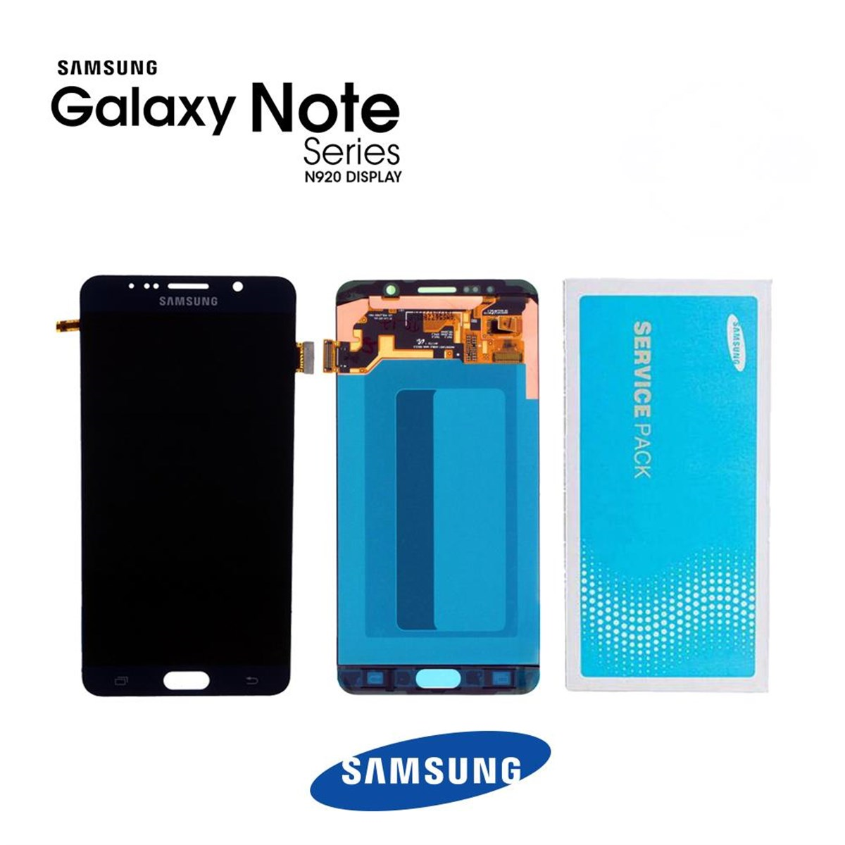 Samsung Galaxy Note 5 N920 Lcd Ekran Dokunmatik Siyah Servis GH97-17755B