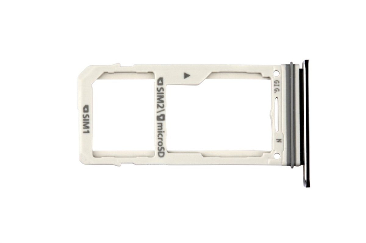 Samsung Galaxy Note 8 N950 Sim Kart Tepsisi Siyah Çift