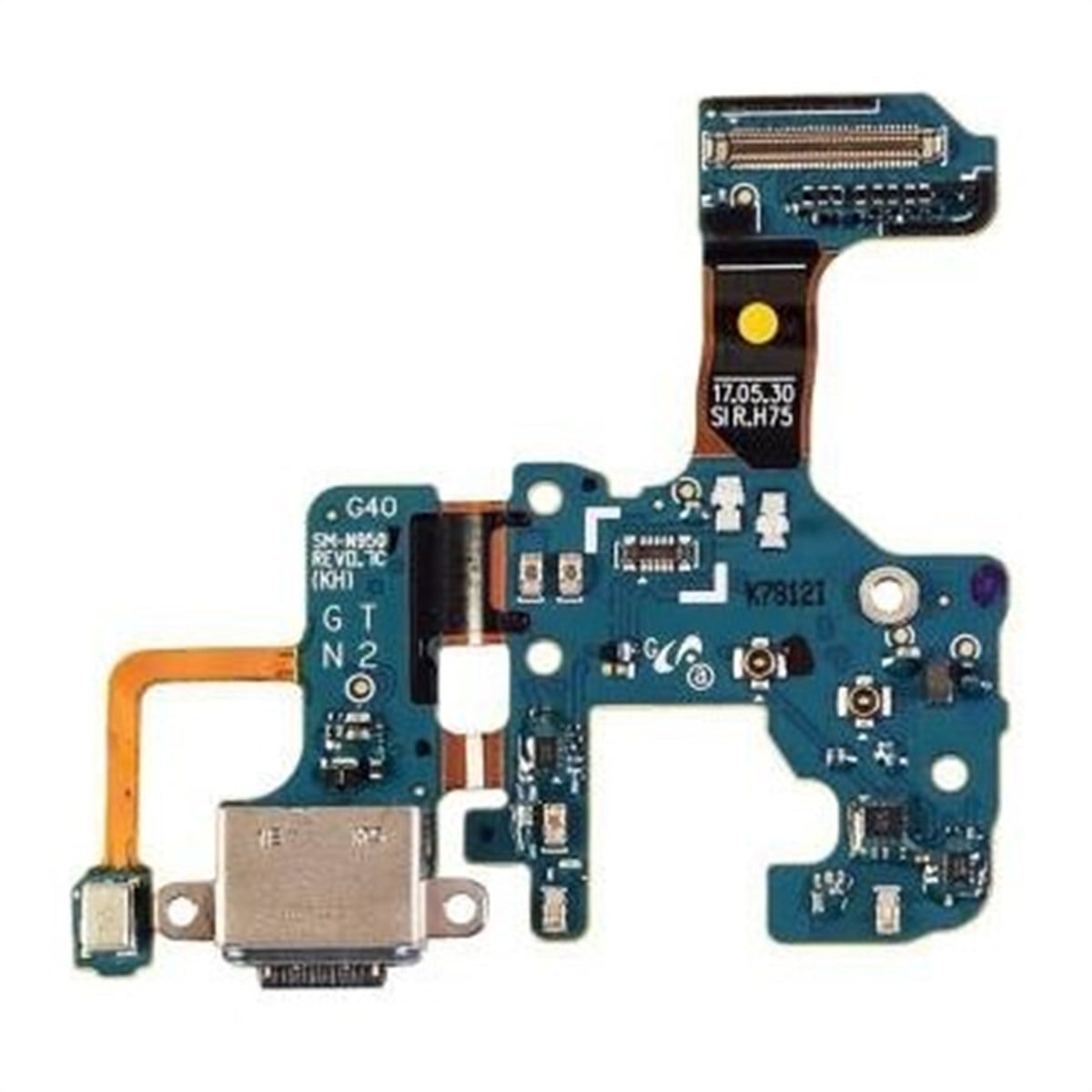 Samsung Galaxy Note 8 N9500 Şarj Soketli Mikrofon Film Flex