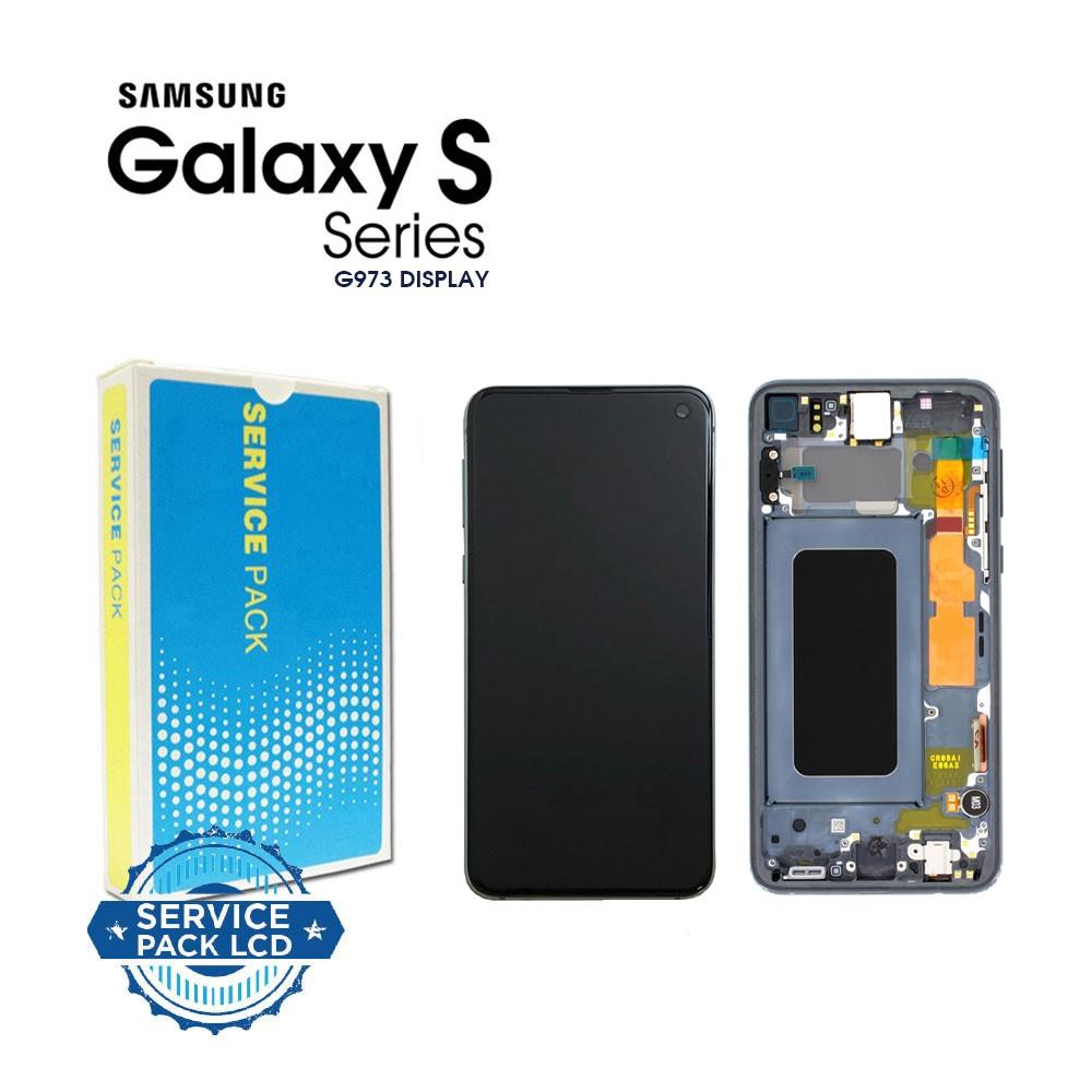 Samsung Galaxy S10 G973 Uyumlu Lcd Ekran Dokunmatik Siyah Servis GH82-18835A