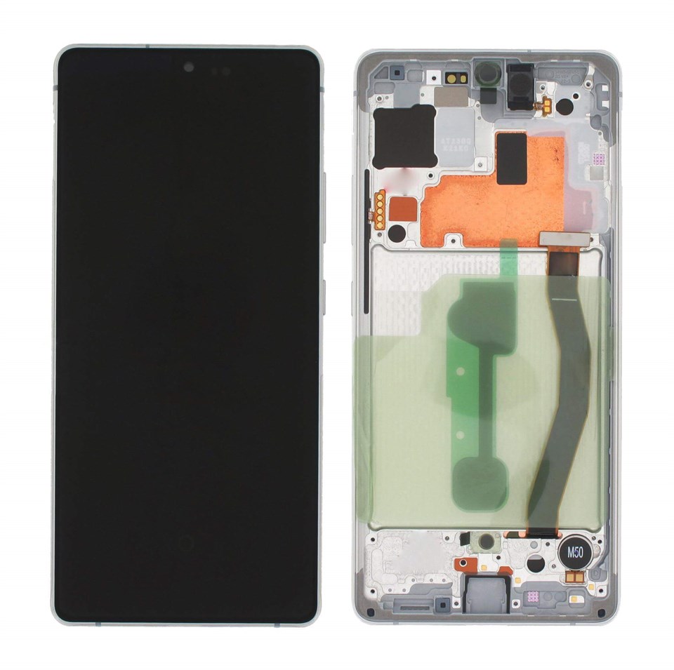 Samsung Galaxy S10 Lite G770 Lcd Ekran Dokunmatik Silver Servis Gh82-21672b